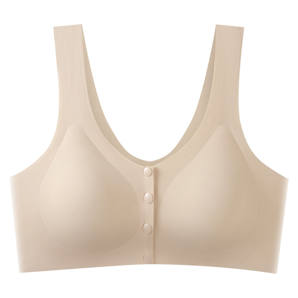 Qoo10 - Wireless Front Open Nursing Bra Soft Lace Breathable 3D