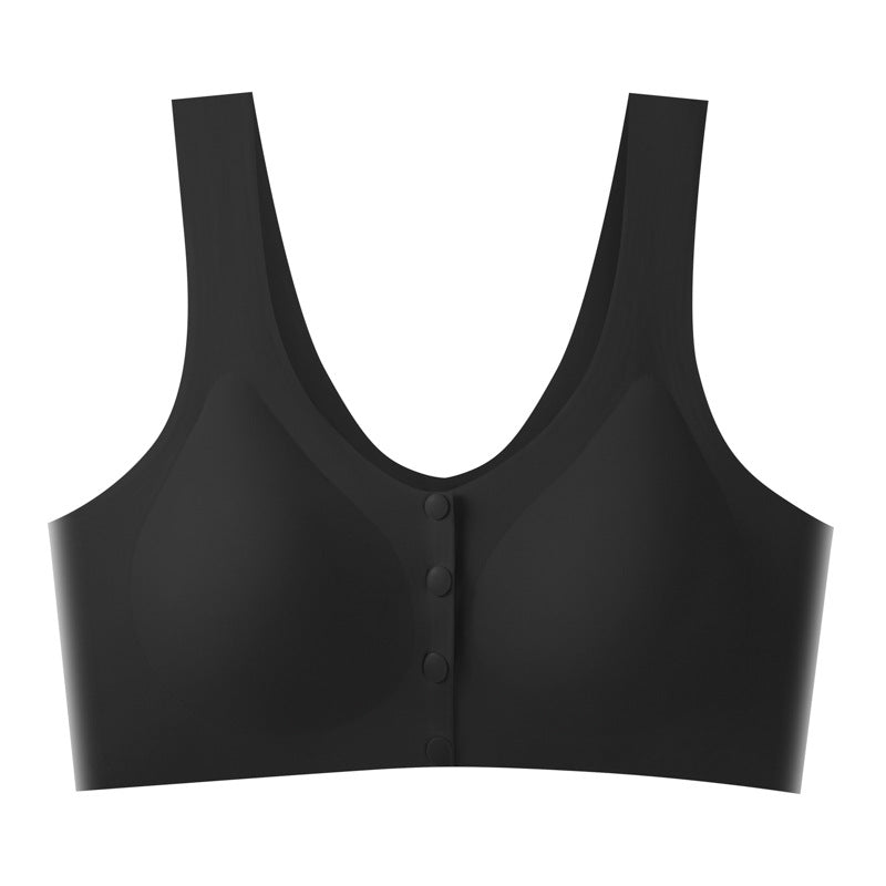 Women Back Buckle Cotton Bra Wire Size Underwear Widened Shoulder Straps  Brasieres Comfort Black Breast Cover Female (Color : A5, Cup Size : 85C) :  : Clothing, Shoes & Accessories