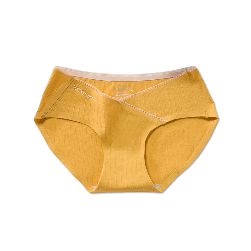 Buy Verdusa Women's Maternity Seamless Underwear Pregnancy Briefs Under The  Bump 5 Pack, Dusty Pink Brown, Medium at